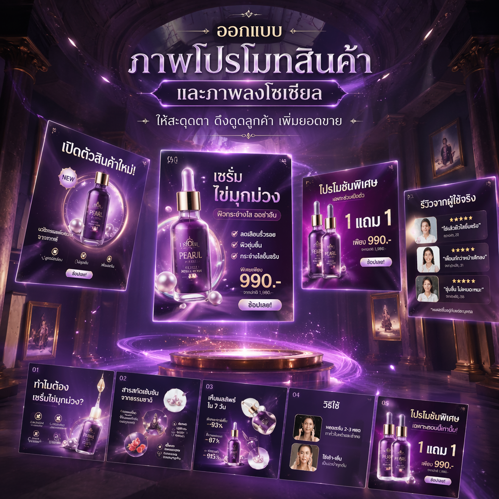 แบนเนอร์เปิดตัวสินค้า